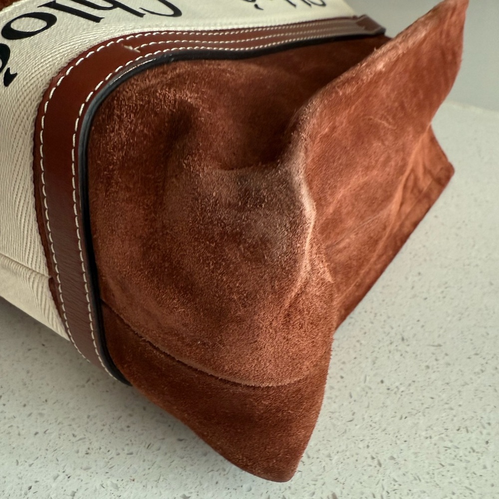 Chloé Woody Suede Medium Sepia Brown - Picture 5 of 11